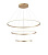 Светильник ZORTES RINGOLIGHT ZRS.33320.75C, Мощность - 75Вт, Тип лампы: LED, В - 1500мм / Ш - ø200/ø400/ø600мм