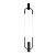 4191-1P, подвес, L130xW40xH500/1600, LEDx3W, 255LM, 4000K, included