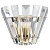 Настенный светильник Arte Lamp FLORIZEL A1072AP-2AB