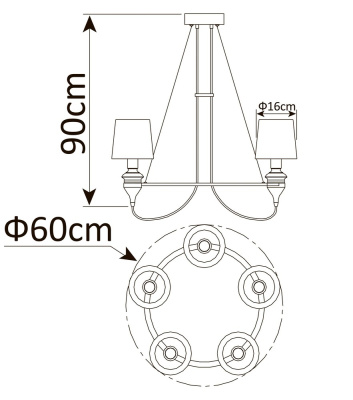Подвесная люстра Arte Lamp SERGIO