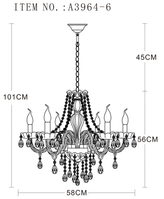 Подвесная люстра Arte Lamp TEATRO
