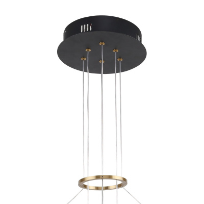 3097-7P, подвесная люстра, D600xH600/1000, LEDx35W + 6xLEDx3W, 3640LM, 4000K, included