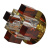 1037-GY-5.3-Amb-Gl Светильник точечный янтарный-золото от интернет магазина Elvan.ru