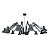 Люстра Arte Lamp RAGNO A2043SP-12BK