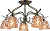 Люстра Arte Lamp LUCIANA A6185PL-5AB