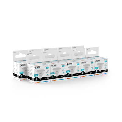 Светодиодная лампа Gauss ELEMENTARY Софит 9W 700Lm 4100K GU5.3 11529