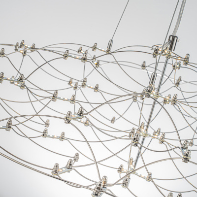 4305-8P, подвесная люстра, D785xH270/2270, LEDx46W, 5580LM, 3000K/4500K/6000K, included, remote control