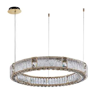 4204-8P, подвесная люстра, D800xH120/1500, LEDx80W, 8000LM, 3000K, included
