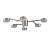 8115/6C COMFI LN25 206 никель, металл Люстра потолочная LED GX53 6*7W 220V DABRA