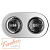 Точечный встраиваемый светильник Arte Lamp CLIFF A5643PL-2WH