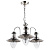 Подвесная люстра Arte Lamp FISHERMAN A5518LM-3SS