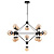 Люстра на штанге Arte Lamp BOLLA A1664SP-15BK