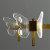 Подвесная светодиодная люстра Arte Lamp Darcy A2187LM-1GO