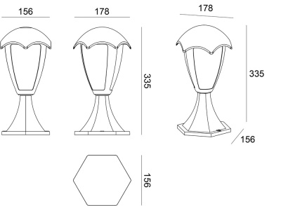 Ландшафтный светильник Arte Lamp HENRY