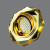 8140-MR11-5.3-Yl-Gl Светильник точечный желтый-золотой от интернет магазина Elvan.ru