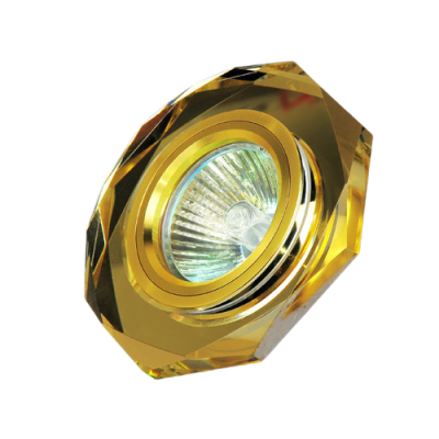 8220-MR16-5.3-Yl-Gl Светильник точечный желтый-золотой от интернет магазина Elvan.ru