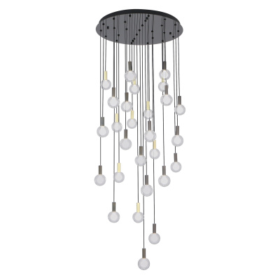 4378-27P, подвесная люстра, D810xH2740, 27xLEDx3.5W, 6305LM, 4000K, CRI>90, included