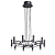 Подвесная люстра Arte lamp EMPIRE A2482SP-20BK
