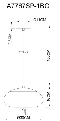 Подвесной светильник Arte Lamp CODY