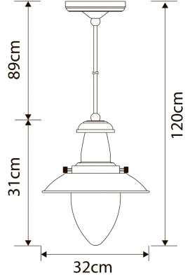 Подвесной светильник Arte Lamp FISHERMAN
