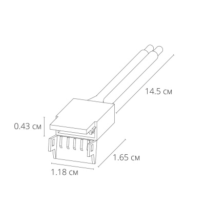 Коннектор для ввода питания Arte Lamp STRIP-ACCESSORIES