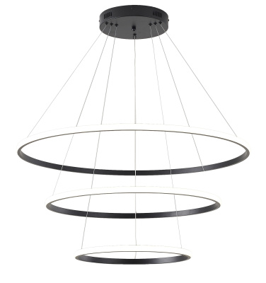 Светильник ZORTES RINGOLIGHT ZRS.33320.120C, Мощность - 120Вт, Тип лампы: LED, В - 1500мм / Ш - ø400/ø600/ø800мм