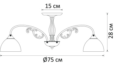 Потолочная люстра Arte Lamp SPICA