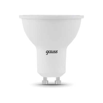 Светодиодная лампа Gauss Софит 7W 600Lm 3000K GU10 101506107