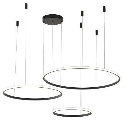 Светильник ZORTES RINGOLIGHT ZRS.33321.75F, Мощность - 75Вт, Тип лампы: LED, В - 1500мм / Ш - ø200/ø400/ø600мм