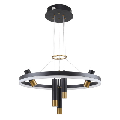 3097-7P, подвесная люстра, D600xH600/1000, LEDx35W + 6xLEDx3W, 3640LM, 4000K, included
