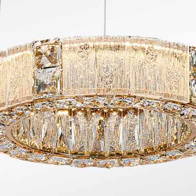 4204-4P, подвесная люстра, D400xH120/1500, LEDx40W, 4000LM, 3000K, included