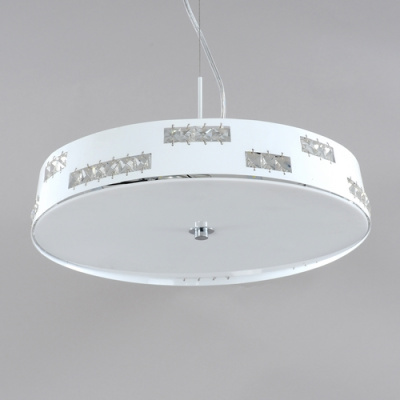 1577/18-18W Люстра светодиодная подвесная белая H12cm ELVAN от интернет магазина Elvan.ru