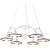 Подвесная люстра Arte Lamp ANNA A6473LM-6WH