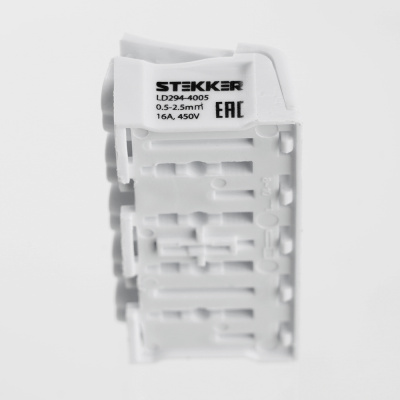 Клемма пружинная STEKKER LD294-4005