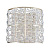 5071/32WL HALL ODL24 613 золото/прозрачный/металл/хрусталь/стекло Бра LED 15W 3700K VERSION