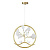 Подвесная люстра Arte Lamp CANDY A7274SP-9GO