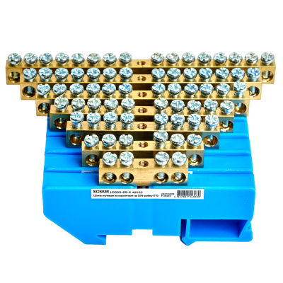 Шины N, PE, PEN, L, кросс-модули STEKKER LD555-69-8