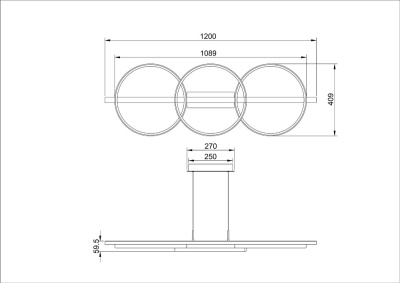 Подвесная люстра Arte Lamp FLUIDO