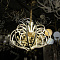 8268/15-58W-3500K Люстра светодиодная подвесная белая с золотом ELVAN от интернет магазина Elvan.ru
