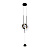 4566-2P, подвес, L300xW150xH1500/2500, LEDx19W, 1200LM, 4000K, included