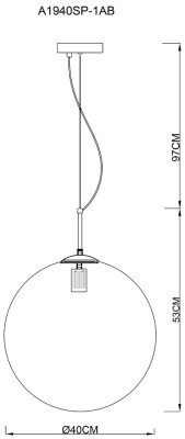 Подвесной светильник Arte Lamp VOLARE