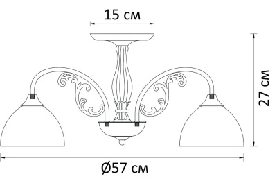 Потолочная люстра Arte Lamp SPICA