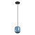 5053/1B PENDANT ODL24 447 черный/голубой/металл Подвес GU10 LED 4W OVALI