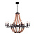 Подвесная люстра Arte Lamp MARSIGLIA A8956LM-12BK