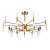 Люстра на штанге Arte Lamp Ramona A7410PL-40PB