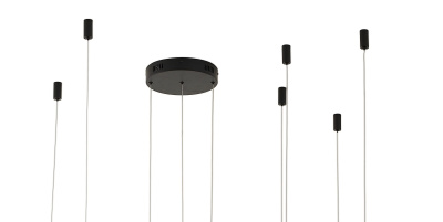 Светильник ZORTES RINGOLIGHT ZRS.33321.75F, Мощность - 75Вт, Тип лампы: LED, В - 1500мм / Ш - ø200/ø400/ø600мм