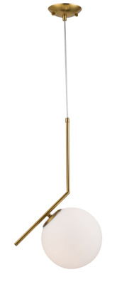 4457L/1-GlWh Подвес золотой E14x1 ELVAN