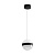5075/9L L-VISION ODL24 511 черный/прозрачн./молочный/металл/акрил Подвес LED 9W 4000K 480лм RONI
