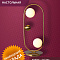 3055-2хG9-BaMl Лампа настольная латунь от интернет магазина Elvan.ru