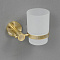 С5505-1QT Держатель стакана со стеклом бронза от интернет магазина Elvan.ru